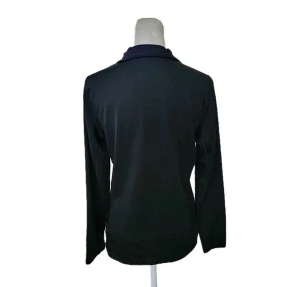 Patagonia Capilene Midweight Base Layer Top Womens Small Black 1/4 Zip Pullover - Picture 9 of 15